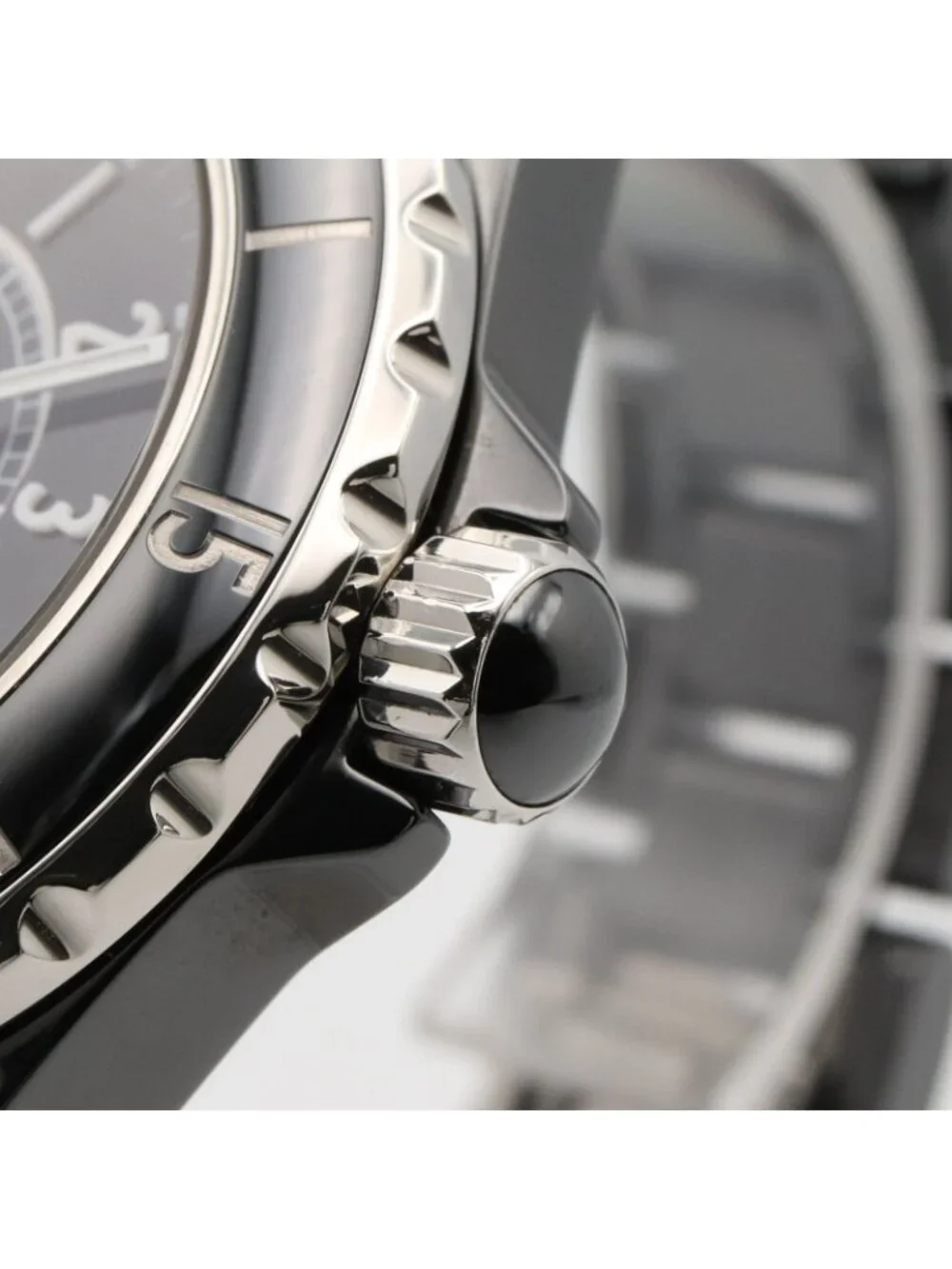 Chanel Watch Black Ceramic